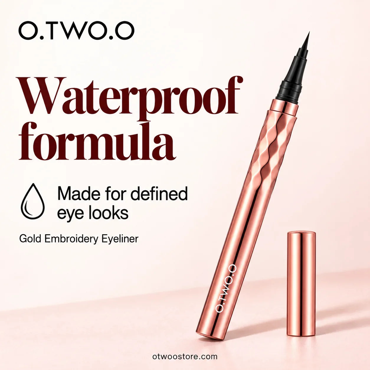 O.TWO.O Gold Embroidery Eyeliner