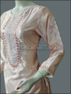 2 Piece Silk Readymade Suit With Mirror Embroidered 462