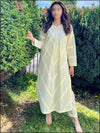 2 Piece Lemon Yellow Lawn Readymade Suit Pleated Style 330